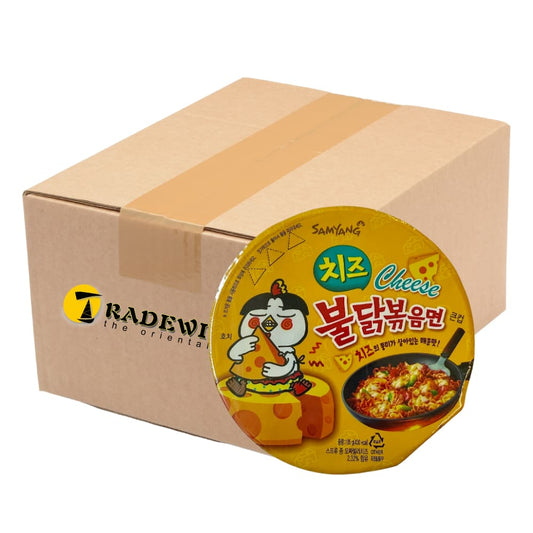 Samyang Cheese Hot Chicken Big Bowl Ramen Noodles - 16x105g