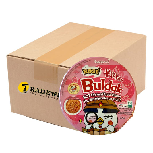 Samyang Rose Hot Chicken Big Bowl Ramen Noodles - 16x105g