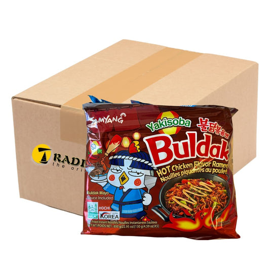 Samyang Yakisoba Hot Chicken Flavour Ramen - 8x(5x130g)